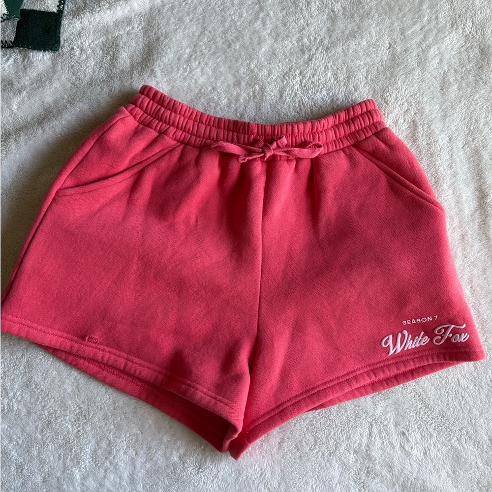 Whitefox pink lounge shorts